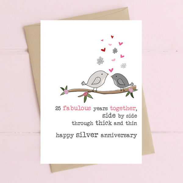 25 Fabulous Years Together Greeting Card