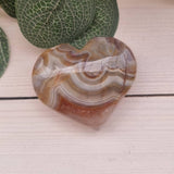 Amethyst Agate Heart