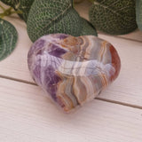 Amethyst Agate Heart