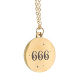 666 Angel Number Reflection Necklace