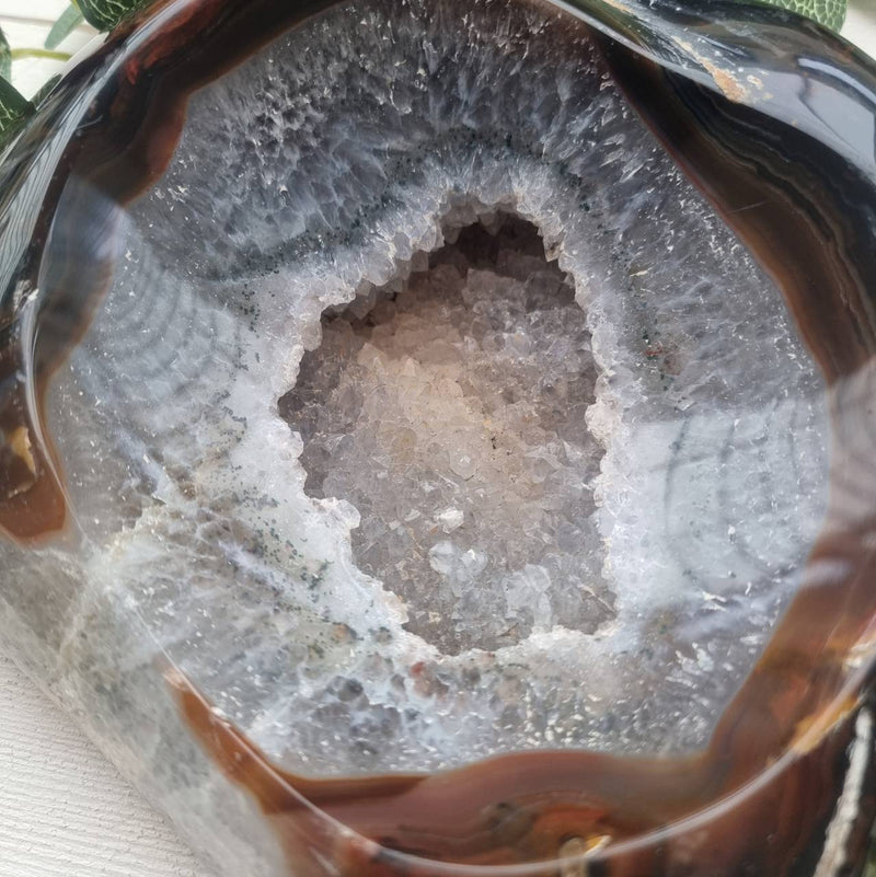 Agate Bowl Large Brown