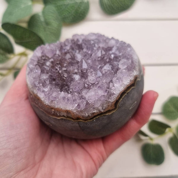 Amethyst Geode Sphere B Grade 70-80mm