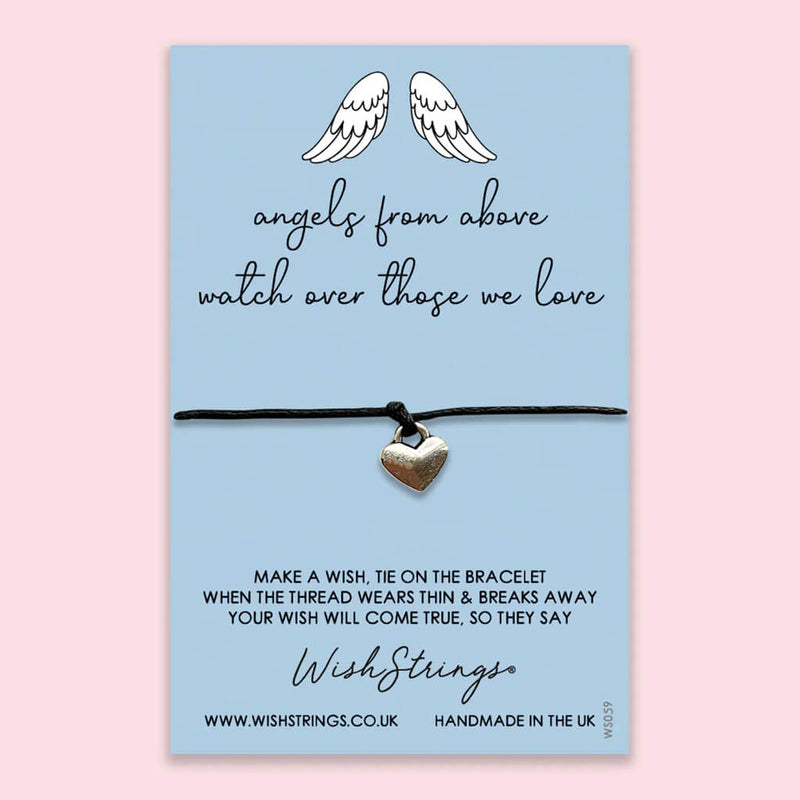 Angels Watch Over WishStrings Bracelet