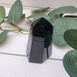 Polished Black Tourmaline Point 130mm