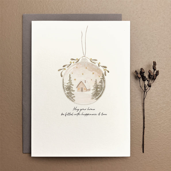 Bauble Christmas Card - May Your Home Be Filled