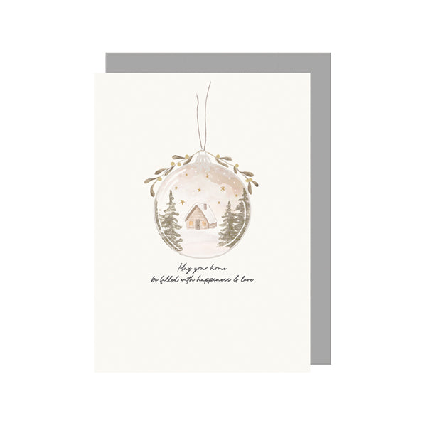 Bauble Christmas Card - May Your Home Be Filled