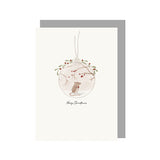 Bauble Christmas Card - Merry Christmas