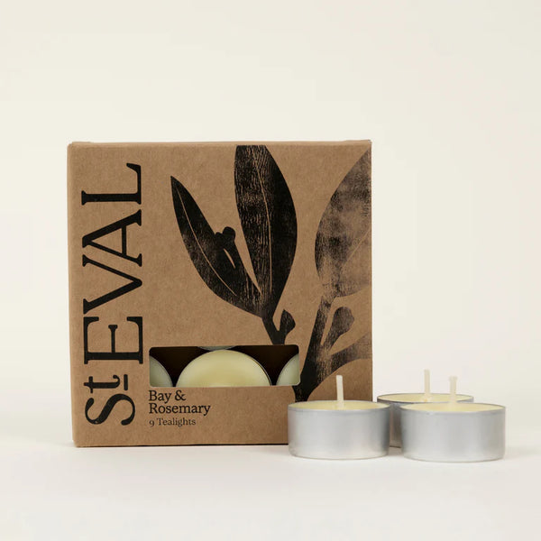 Bay & Rosemary Scented Tealight Candles