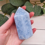 Blue Calcite Standing Point 90mm