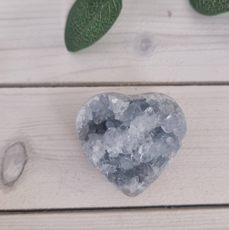 Celestite Heart 118g