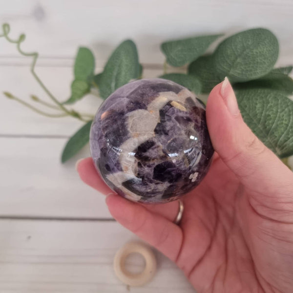 Chevron Amethyst Sphere 57mm