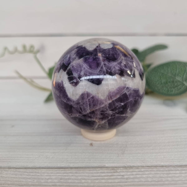 Chevron Amethyst Sphere 60mm