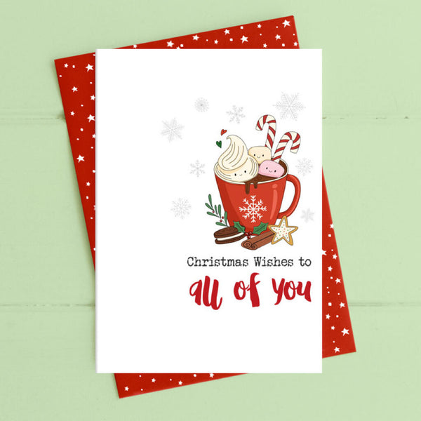 Christmas Wishes to All of You Greeting Card