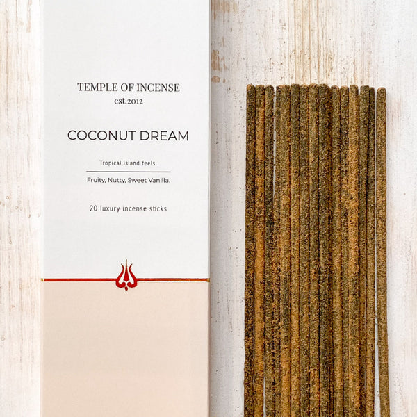 Coconut Dream Incense Sticks by Temple of Incense