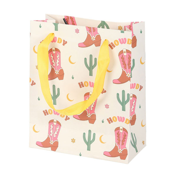 Cowboy Boot Gift Bag