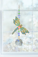 Crystal Dreams Dragonfly Jade Sun Catcher