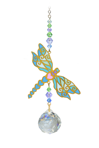 Crystal Dreams Dragonfly Jade Sun Catcher