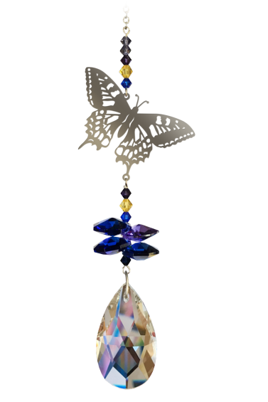 Crystal Fantasy Butterfly Swallowtail Sun Catcher