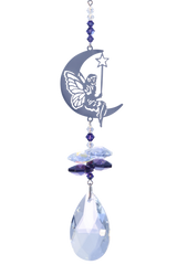 Crystal Fantasy Fairy With Wand Purple Sun Catcher