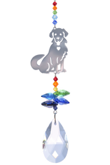 Crystal Fantasy Puppy Prismatic Sun Catcher