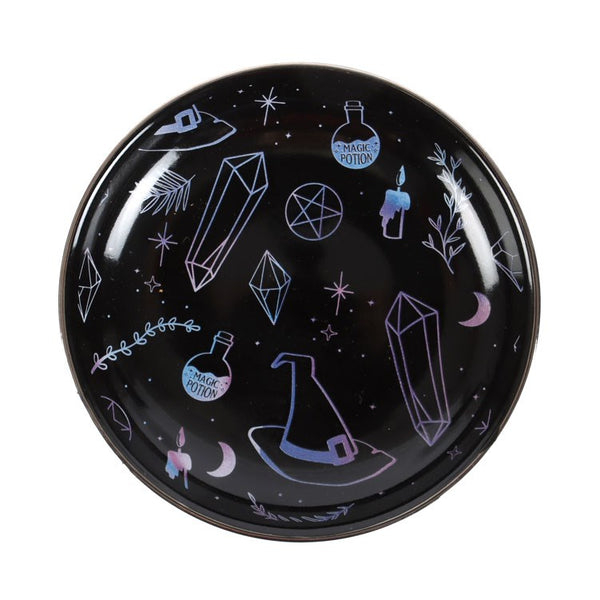 Crystal Witch Round Trinket Dish