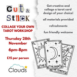 Collage Your Own Tarot Card Workshop with Cut & Stick e-ticket (November 2024)