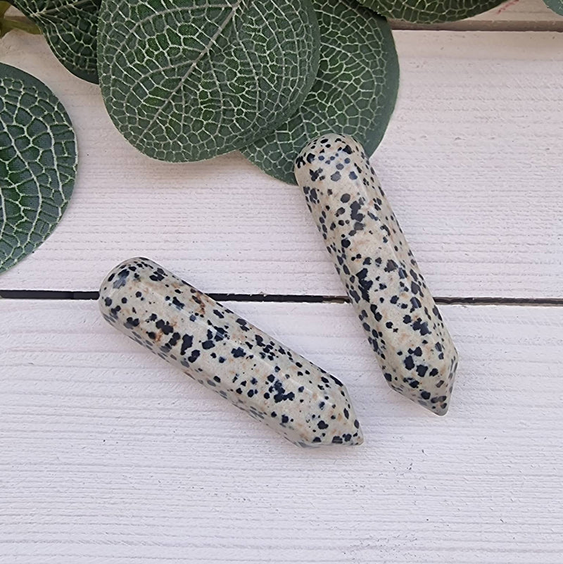 Dalmatian Jasper Wand 60mm