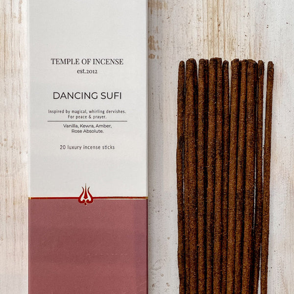 Dancing Sufi Incense Sticks by Temple of Incense