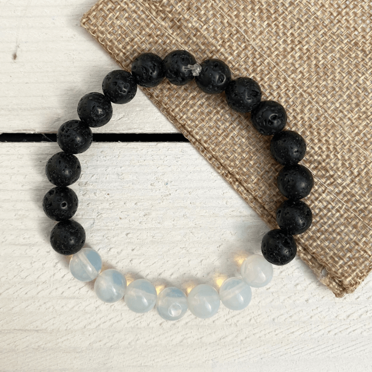 Opalite Essential Oil Diffuser Bracelet