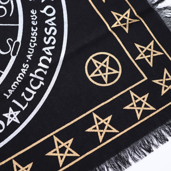 Fringed Altar Cloth - Life Death Rebirth