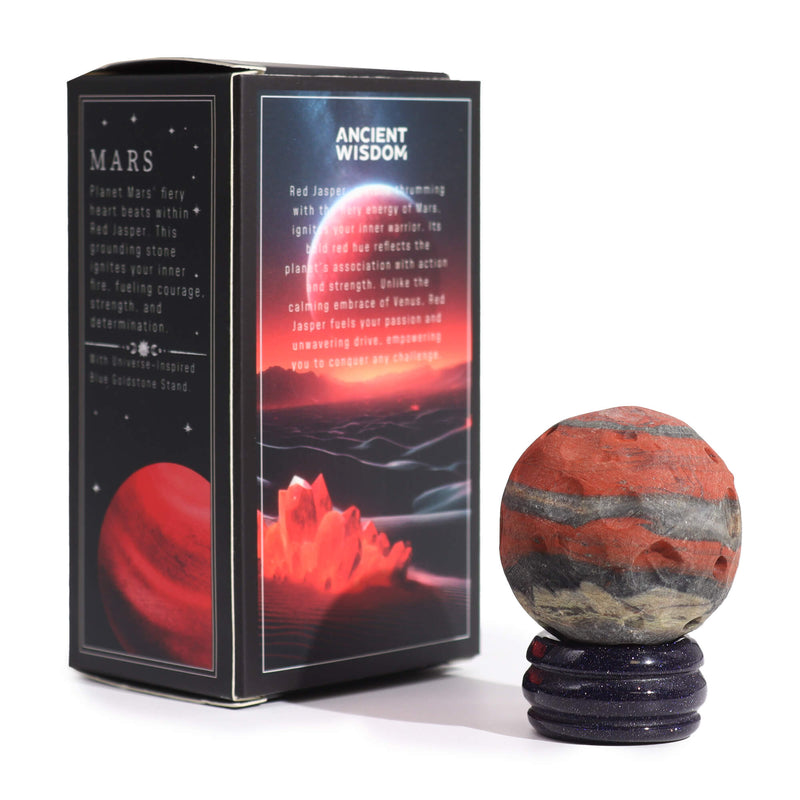 Gemstone Planet - Mars | Red Jasper