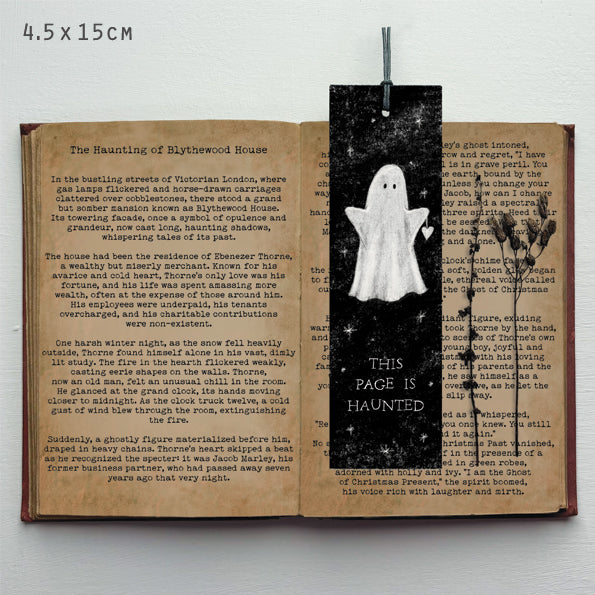 Ghost Bookmark - This Page is Haunted