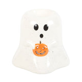 Ghost With Pumpkin Oil Burner