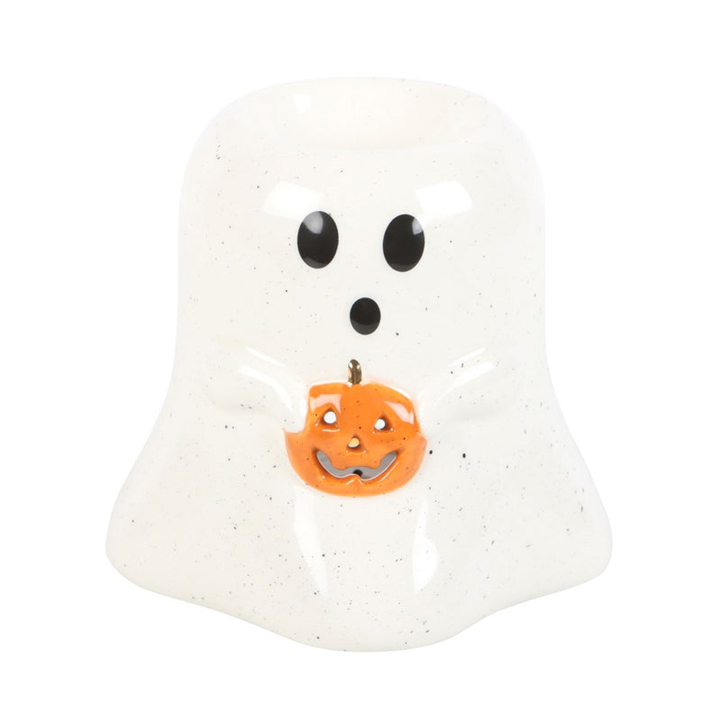 Ghost With Pumpkin Oil Burner