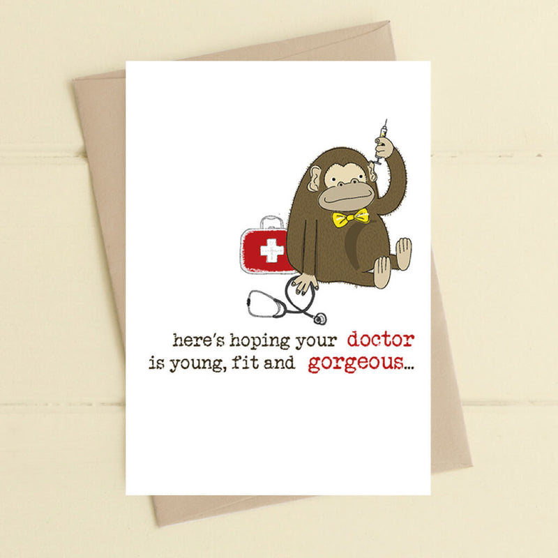 Gorgeous Doctor Greeting Card