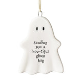 Hanging Ghost Plaque - Sending You a Boo-tiful Hug