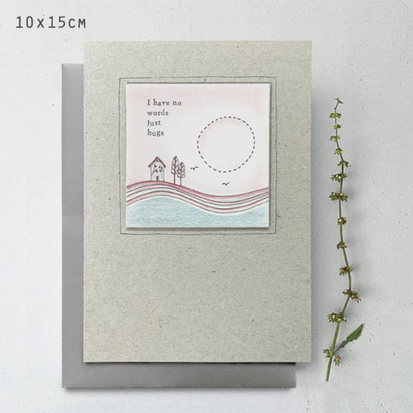 I Have No Words Just Hugs Twig Greeting Card