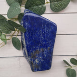 Lapis Lazuli Freeform Standing Stone with Cut Base