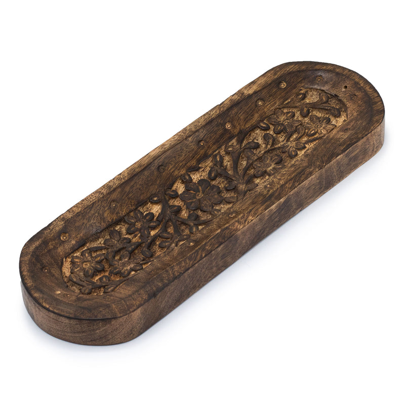 Large Wooden Incense Tray