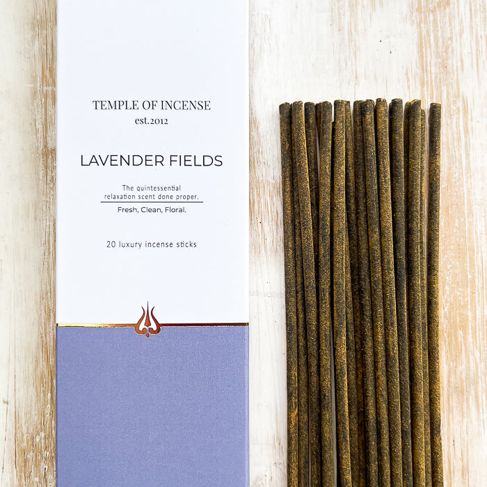 Lavender Fields Incense Sticks by Temple of Incense