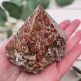 Leopardskin Jasper Top Polished Point Tower 80mm