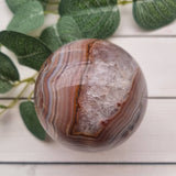 Mexican Amethyst & Crazy Lace Agate Sphere 85mm