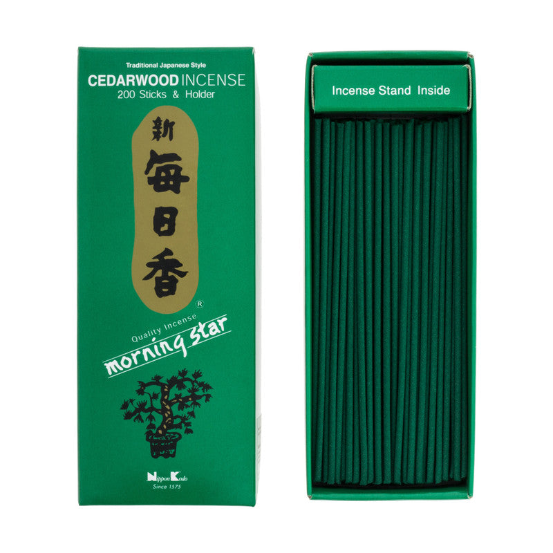 Morning Star Cedarwood Japanese Incense Sticks