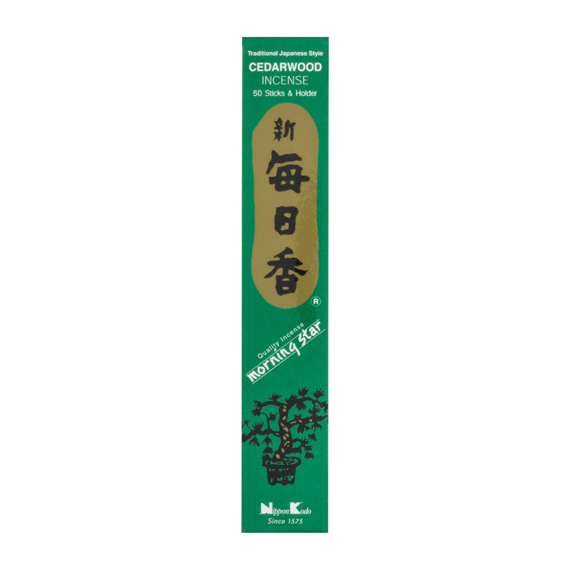Morning Star Cedarwood Japanese Incense Sticks