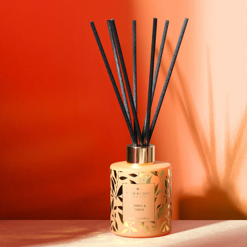 Myrrh & Tonka Aura Collection Reed Diffuser