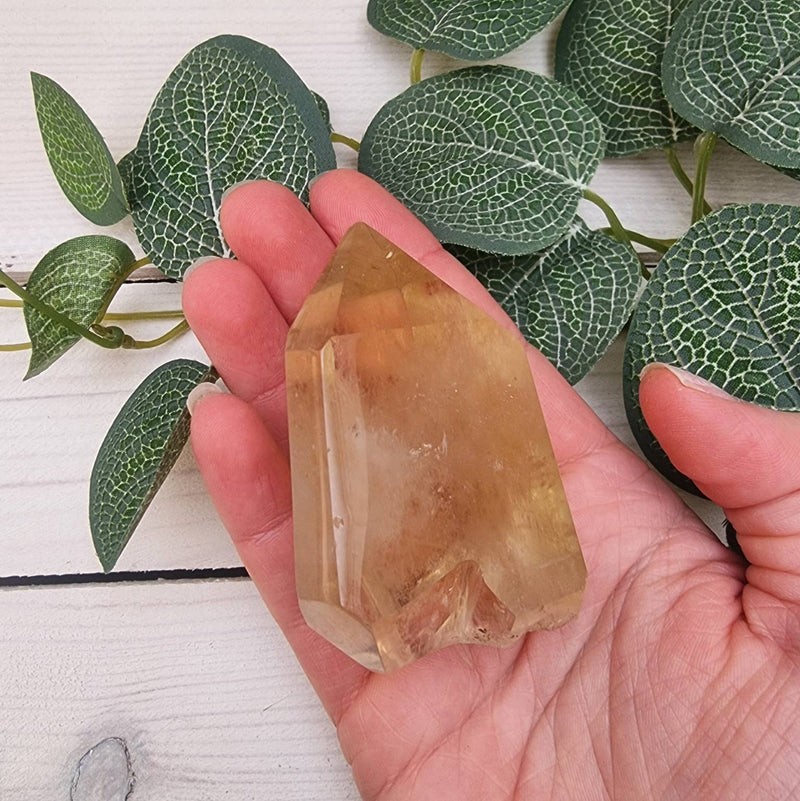 Natural Citrine Point 126g