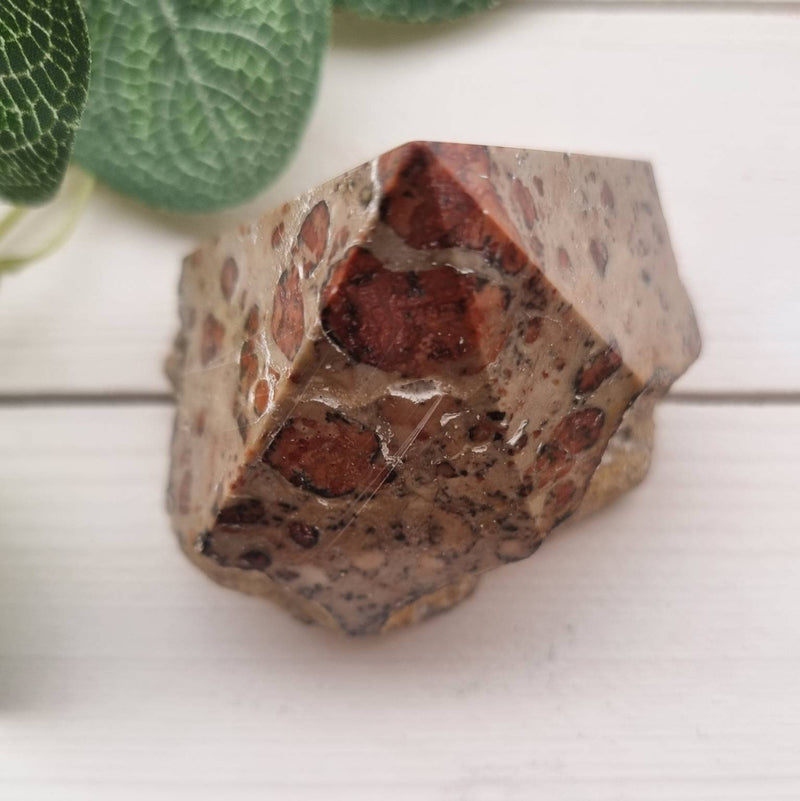 Leopardskin Jasper Top Polished Point Tower 70mm