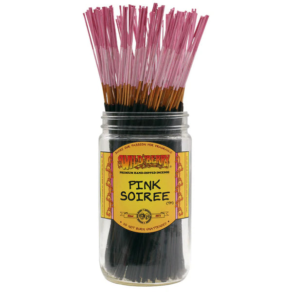 Wildberry 10 inch Pink Soiree Incense Sticks