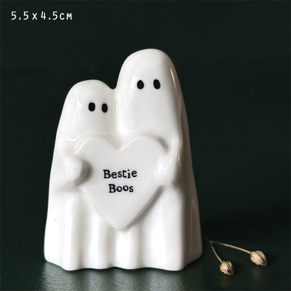 Porcelain Pair of Ghosts - Bestie Boos