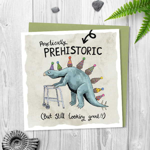 Practically Prehistoric Greeting Card